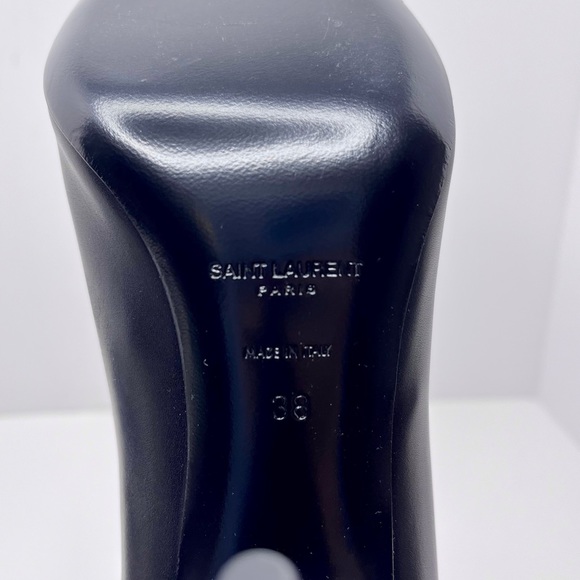 Saint Laurent ‘Etienne’ Ruffled Leather Ankle Booties - Picture 14 of 15